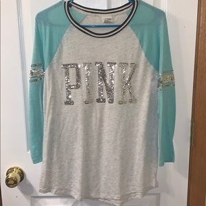 Victoria’s Secret pink shirt